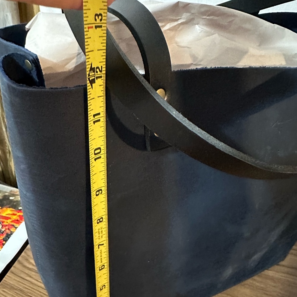 Portland leather tote bag - Picture 7 of 7
